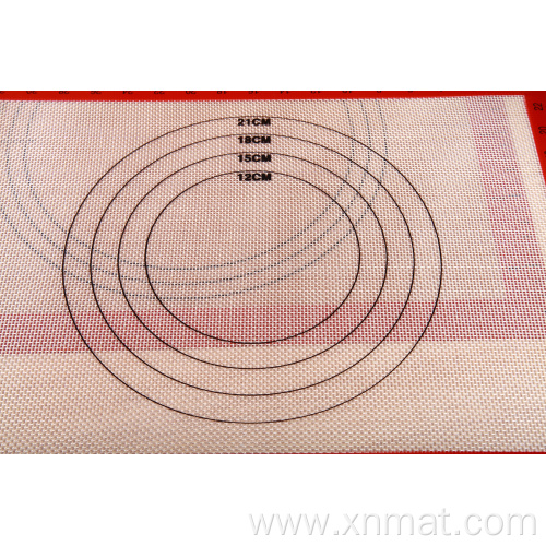 Non-slip with measurements silicone dough pastry mat